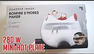 280w Mini Hot Plate - Sharper Image Bonfire S'mores Maker Review