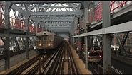 NYC Subway HD 60fps: Budd R32 Z Skip-Stop Train Thunderstorm Railfan Window RFW Ride (7/25/16)