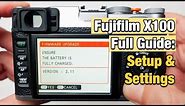 Fujifilm X100 Full Guide: Setup & Settings For Street Photography