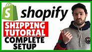 Shopify Shipping Tutorial - How To Setup Shipping Rates & Settings In Your Store