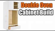 How To Build A Cabinet For A Double Oven Pt 1 | THE HANDYMAN |