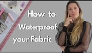 How to make your own waterproof fabric (DIY)