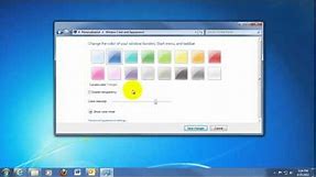 Tech Support: Change Windows Border Colors in Windows 7