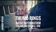 Thumb Ring Basics - Design, Material, Use