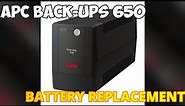 APC Back-UPS 650 Battery Replacement