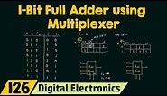 1-Bit Full Adder using Multiplexer