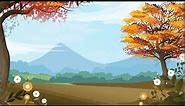 Free Animated Landscape Background (Tree ,Landscape, Garden)