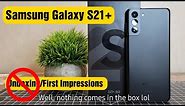Samsung Galaxy S21 Plus | Unboxing/ First Impressions (Phantom Black)