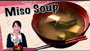 【Japanese Traditional Soup】How to make miso soup with Tofu and seaweed