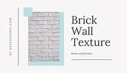 Types of Brick finishes - Brick Wall Texture - Definecivil