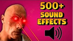 500+ MEME SOUND EFFECTS Pack For Editing 2024 | FREE DOWNLOAD NO COPYRIGHT