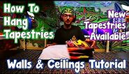 How To Hanging Tapestries From The Wall & Ceiling! Everything You Need To Know!