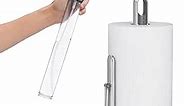 simplehuman Standing Paper Towel Holder with Spray Pump, Brushed Stainless Steel