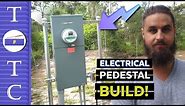 Container Home ELECTRICITY! I Build an Electrical Meter Box Pedestal | TOTC Ep. 15