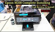 Epson M200 Printer Complete Install & Review, How to Install Epson M200 Printer &Full Review In 2022