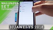 How to Change Wallpaper in HUAWEI Y5 (2018) - Desktop Update