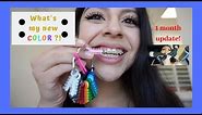 1 MONTH BRACES UPDATE || GUESS MY NEW COLOR