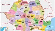 Romania Counties  and Capitals List and Map | List of Counties  and Capitals in Romania