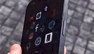 Black iPhone 15 Pro with Custom Wallpaper and icons #shorts #viral #video #apple #iphone #tech #fyp