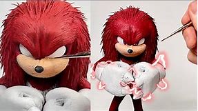 Create Knuckles (movie.ver) with Clay / Sonic the hedgehog2 [kiArt]