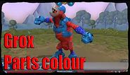 Spore - Mod Colorable Grox Parts / Coloured Grox Parts
