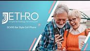 Jethro SC490 | Easy-to-Use Cell Phone for Seniors