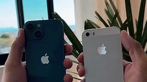 iPhone 5s vs iPhone 13 mini #iphone5s #iphone13mini