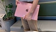 MEEgoodo Glitter Case for MacBook Air 15 inch Case 2023 Released A2941 with M2 Chip, Laptop Hard Shell Cases with Keyboard Cover & Camera Cover & OTG Adapter for 15.3" MacBook Air Case, Star Pink