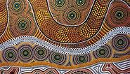 Aboriginal Art Painting, Dreamtime EnglishWithSophia