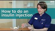 How to do an Insulin Injection