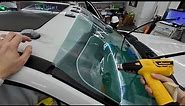 Ceramic windshield tint start to finish