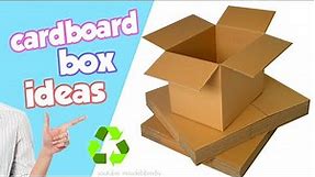 😍 You will love these 15 Ideas to make with cardboard boxes