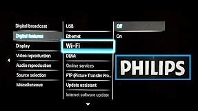 How to Enable WiFi / DLNA / Ethernet / USB on Philips TV with Service Menu