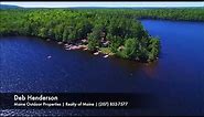 (Aerial Video) Long Lake Camps Aerial Video | Princeton, Maine Lakefront Lodge For Sale