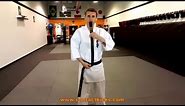 How to tie your karate kyokushin belt