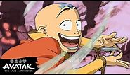 Every Aang Airbending Moment Ever 💨 | Avatar: The Last Airbender