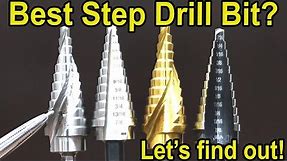 Best Step Drill Bit? Let's find out! DeWalt, Milwaukee, Bosch, Irwin, Diablo, Makita, Bauer, TEMO
