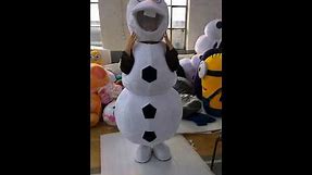 How to wear Olaf mascot costume in person
