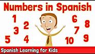 Numbers in Spanish 1-10 | Spanish Learning for Kids
