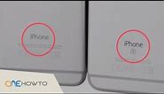 How to tell the difference between iPhone 6 / 6 Plus and 6s / 6s plus