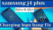 Samsung j4 plus charging logo hang fix || how to fix charging error in Samsung android phone