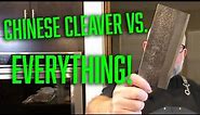 Knife Knowledge/Knife basics: Chinese Cleaver vs. Everything... Every Knife!!!