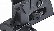 A2 Rear Sight - Picatinny Iron Sights with All Metal Construction - Two Aperture Sight for Close and Precision Targets - Designed to Mount on a Picatinny Rail