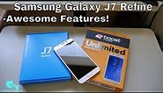 Samsung Galaxy J7 Refine Detailed Unboxing and First Boot Up (Boost Mobile) HD