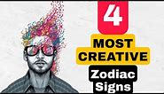 💥The 4 Most Creative Zodiac Signs, According To Astrology