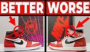 Air Jordan 1 High Spiderverse Next Chapter Comparison (Old vs New)