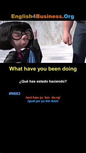 WHAT HAVE YOU BEEN DOING?--- QUE HAS ESTADO HACIENDO?--- #N663 #aprenderingles #expresión #ingles #realingles #inglés #aprendainglés #foxenglish #inglesbasico #cursodeingles #inglesamericano #fraseseninglés #aprenderinglesrapido #comoaprenderingles #frases #fraseseninglés #whathaveyoubeendoing #quehasestadohaciendo | Agustín Uribe