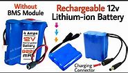 How To Make 12 Volt Battery - Rechargeable 12V Battery कैसे बनाए