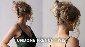 EASY FRENCH TWIST UPDO 💕 Perfect for Long Hair, Weddings, Bridal, Prom