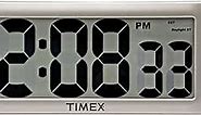 Timex 75071TA2 13.5" Large Digital Clock with 4" Digits and Intelli-Time Technology